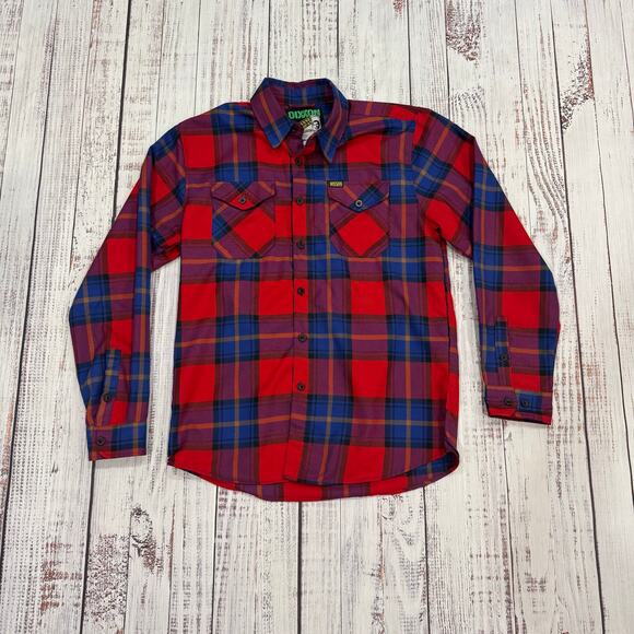 Dixxon Flannel Company Other - Dixxon Bundy Flannel Shirt Men’s M Red Blue Plaid D-Tech